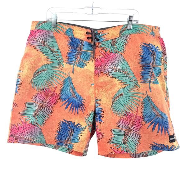 Hurley Men's Swim Shorts Size 40 Tropical Hawaiian - Picture 1 of 3